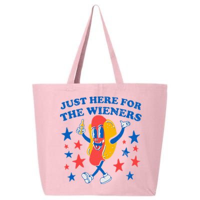 Hotdog IM Just Here For The Wieners 4th Of July 25L Jumbo Tote