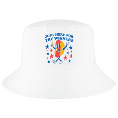 Hotdog IM Just Here For The Wieners 4th Of July Cool Comfort Performance Bucket Hat