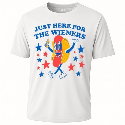 Hotdog IM Just Here For The Wieners 4th Of July Performance Shirt