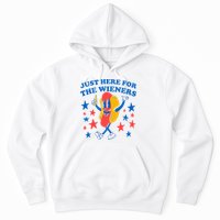 Hotdog IM Just Here For The Wieners 4th Of July Hoodie
