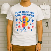Hotdog IM Just Here For The Wieners 4th Of July T-Shirt