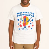 Hotdog IM Just Here For The Wieners 4th Of July Tall T-Shirt