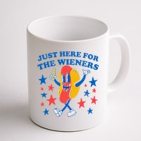 Hotdog IM Just Here For The Wieners 4th Of July Mug