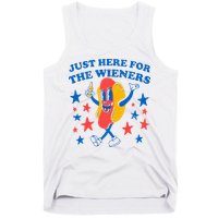 Hotdog IM Just Here For The Wieners 4th Of July Tank Top