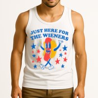 Hotdog IM Just Here For The Wieners 4th Of July Tank Top