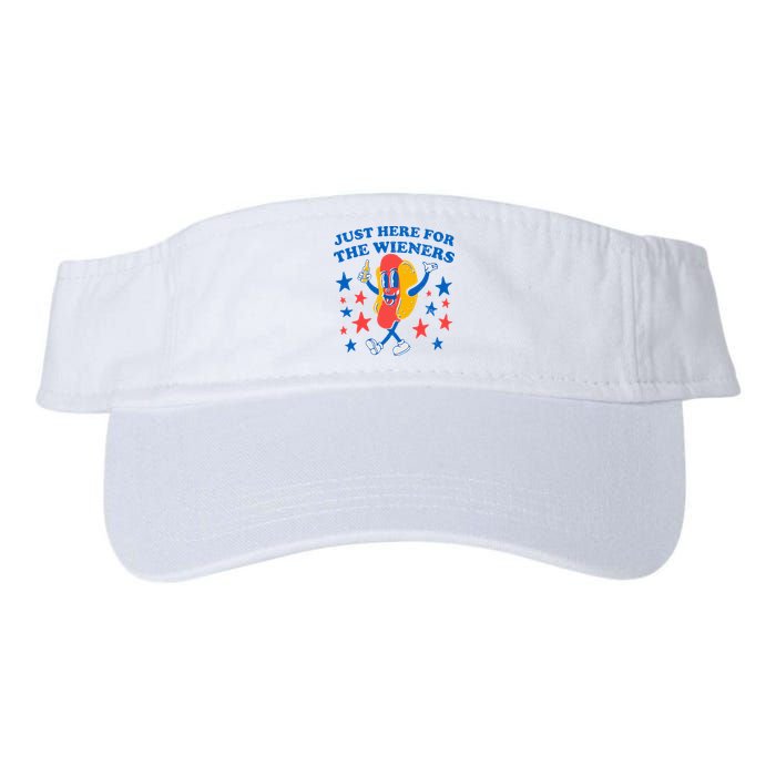 Hotdog IM Just Here For The Wieners 4th Of July Visor