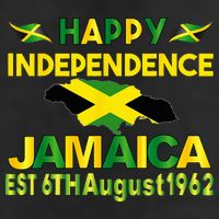 Happy Independence Jamaica Day Jamaican Flag 1962 7 Panel Mesh Trucker Snapback Hat