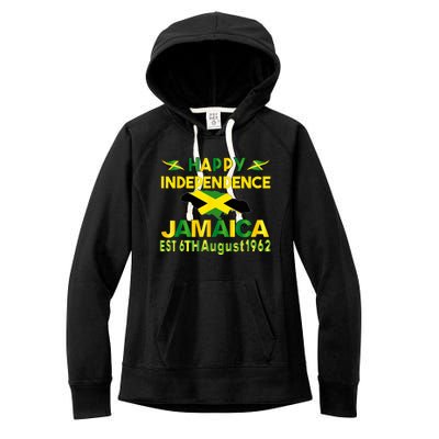 Happy Independence Jamaica Day Jamaican Flag 1962 Women's Fleece Hoodie