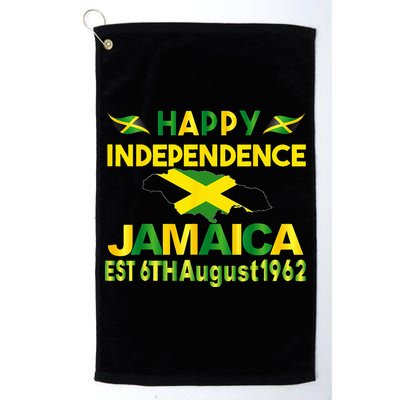 Happy Independence Jamaica Day Jamaican Flag 1962 Golf Towel