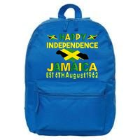 Happy Independence Jamaica Day Jamaican Flag 1962 16 in Basic Backpack