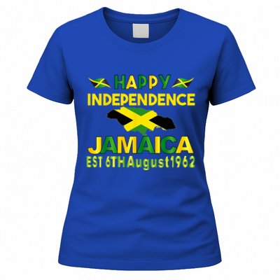 Happy Independence Jamaica Day Jamaican Flag 1962 Women's T-Shirt