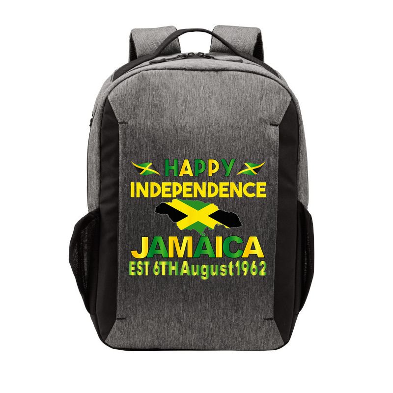 Happy Independence Jamaica Day Jamaican Flag 1962 Vector Backpack