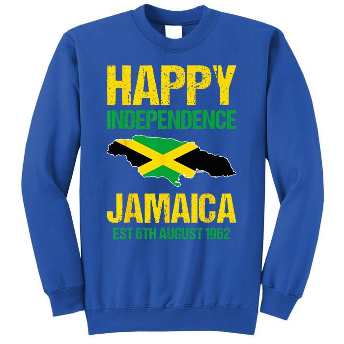 Happy Independence Jamaica Est 6th August 1962 Jamaican Sweatshirt