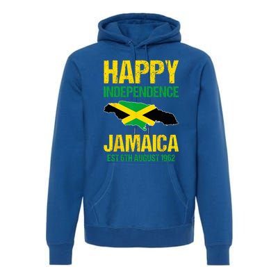 Happy Independence Jamaica Est 6th August 1962 Jamaican Premium Hoodie