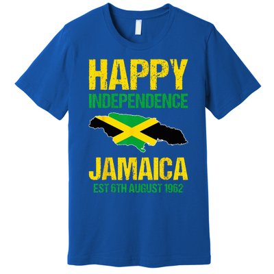 Happy Independence Jamaica Est 6th August 1962 Jamaican Premium T-Shirt