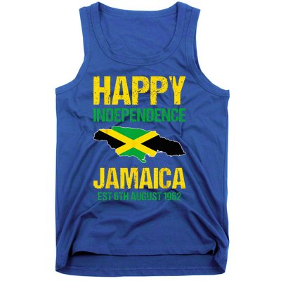 Happy Independence Jamaica Est 6th August 1962 Jamaican Tank Top