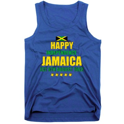 Happy Independence Jamaica Est 6th August 1962 Jamaican Tank Top