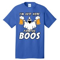 Halloween Im Just Here For The Boos Ghost Beer Funny Gift Cute Gift Tall T-Shirt