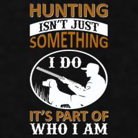 Hunting Isn't Just Something I Do It's Part Pf Who I Am Ladies PosiCharge Tri-Blend Wicking Tank