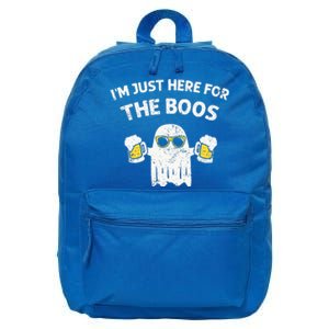 Halloween Im Just Here For Boos Halloween Beer Lovers 16 in Basic Backpack