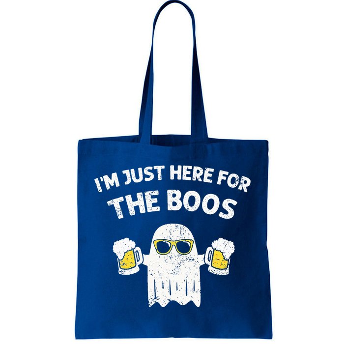 Halloween Im Just Here For Boos Halloween Beer Lovers Tote Bag