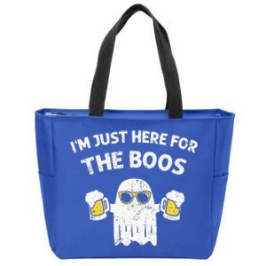 Halloween Im Just Here For Boos Halloween Beer Lovers Zip Tote Bag