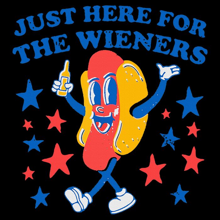 Hotdog IM Just Here For The Wieners 16oz Travel Tumbler