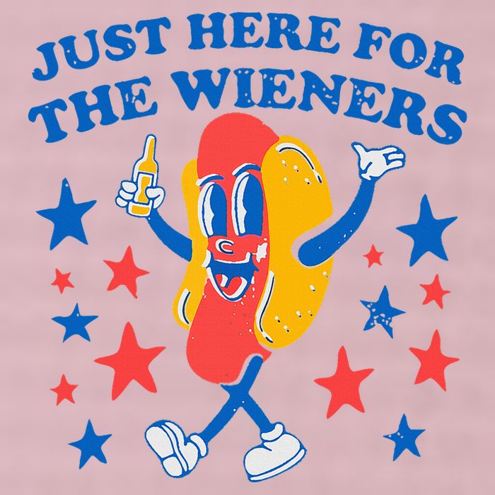 Hotdog IM Just Here For The Wieners 25L Jumbo Tote