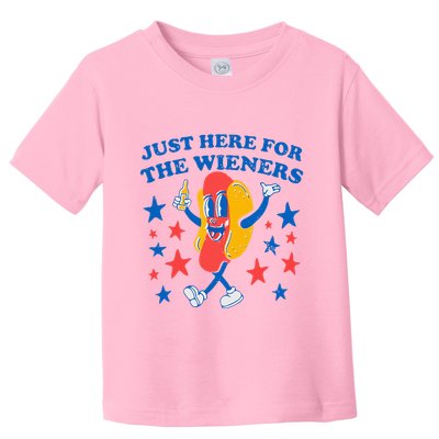 Hotdog IM Just Here For The Wieners Toddler T-Shirt