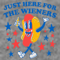Hotdog IM Just Here For The Wieners Toddler Sweatshirt