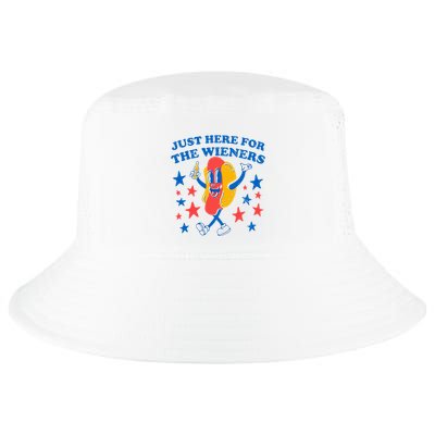 Hotdog IM Just Here For The Wieners Cool Comfort Performance Bucket Hat