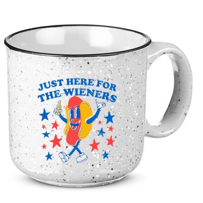 Hotdog IM Just Here For The Wieners 15oz Campfire Ceramic Mug