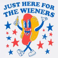 Hotdog IM Just Here For The Wieners Wool Snapback Cap