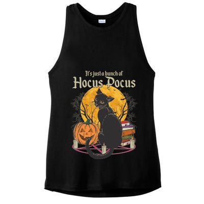 Halloween It's Just A Bunch Of Hocus Pocus Ladies PosiCharge Tri-Blend Wicking Tank