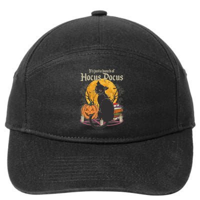 Halloween It's Just A Bunch Of Hocus Pocus 7-Panel Snapback Hat