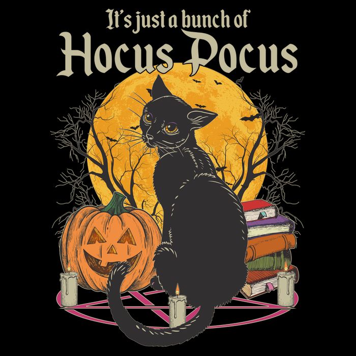 Halloween It's Just A Bunch Of Hocus Pocus 7-Panel Snapback Hat