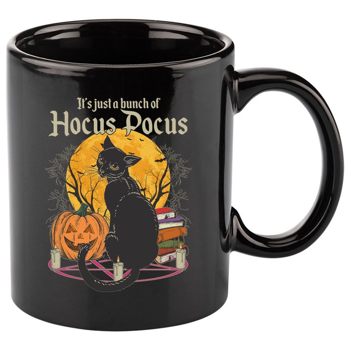 Halloween It's Just A Bunch Of Hocus Pocus 11oz C Handle Ceramic Mug