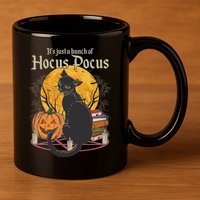 Halloween It's Just A Bunch Of Hocus Pocus 11oz C Handle Ceramic Mug