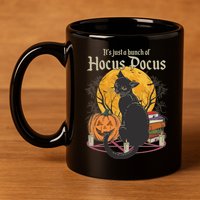 Halloween It's Just A Bunch Of Hocus Pocus 11oz C Handle Ceramic Mug