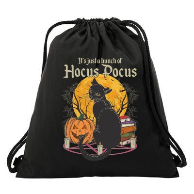 Halloween It's Just A Bunch Of Hocus Pocus Drawstring Bag