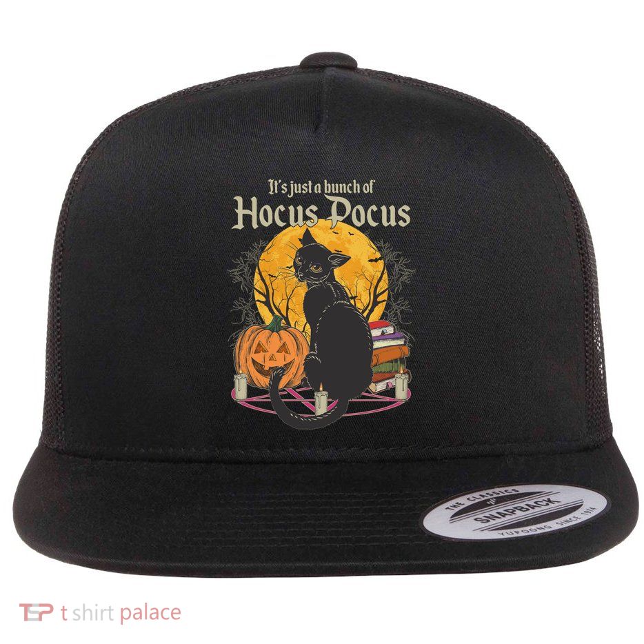 Halloween It's Just A Bunch Of Hocus Pocus Flatbill Hat