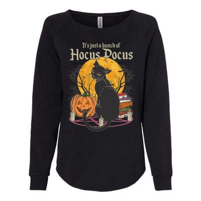 Halloween It's Just A Bunch Of Hocus Pocus Womens California Wash Sweatshirt