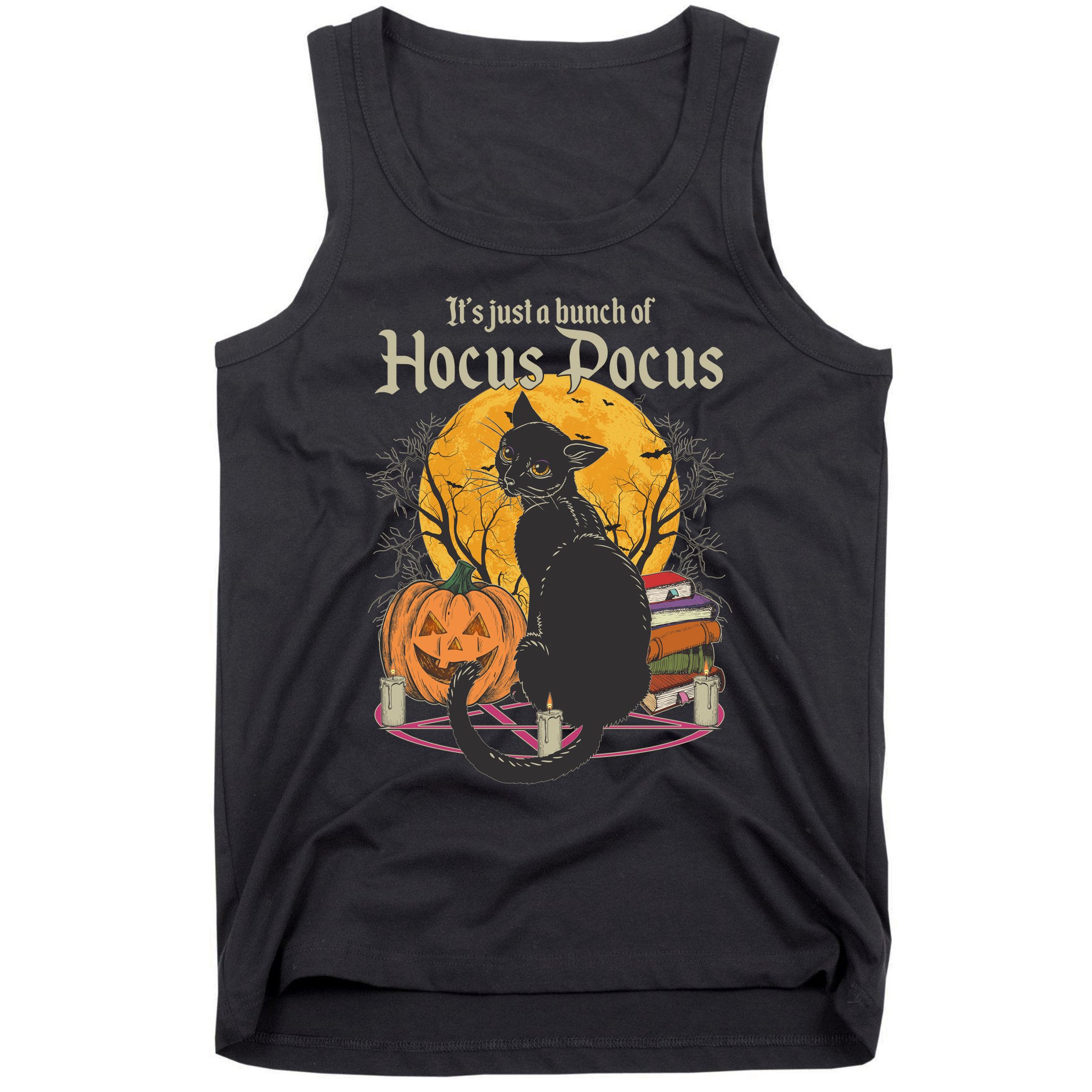 Halloween It's Just A Bunch Of Hocus Pocus Tank Top