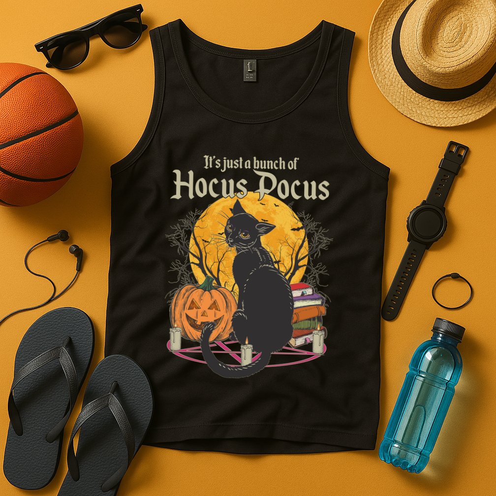 Halloween It's Just A Bunch Of Hocus Pocus Tank Top