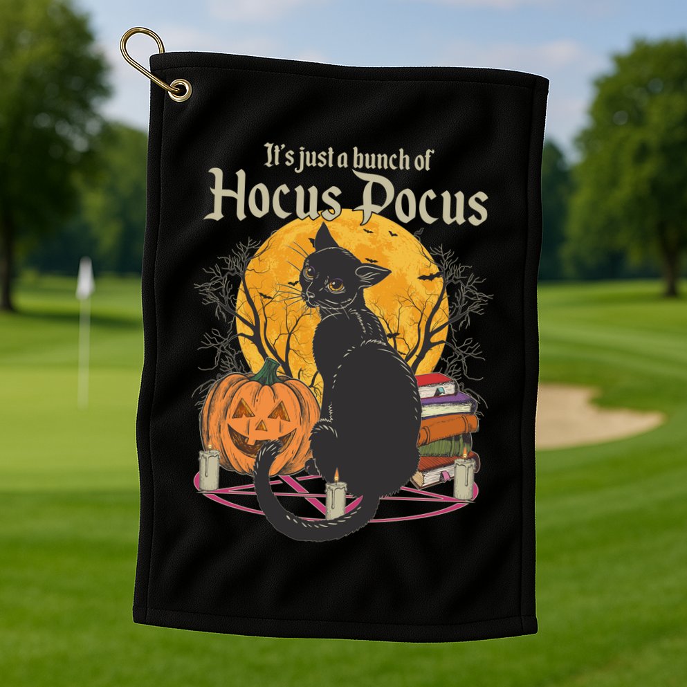 Halloween It's Just A Bunch Of Hocus Pocus Golf Towel