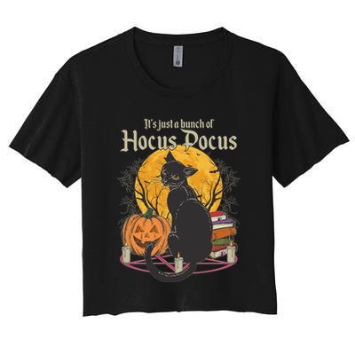Halloween It's Just A Bunch Of Hocus Pocus Crop Top