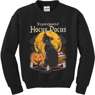 Halloween It's Just A Bunch Of Hocus Pocus Kids Sweatshirt