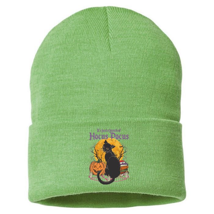Halloween It's Just A Bunch Of Hocus Pocus Sustainable Knit Beanie
