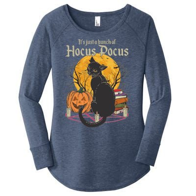 Halloween It's Just A Bunch Of Hocus Pocus Women's Perfect Tri Tunic Long Sleeve Shirt