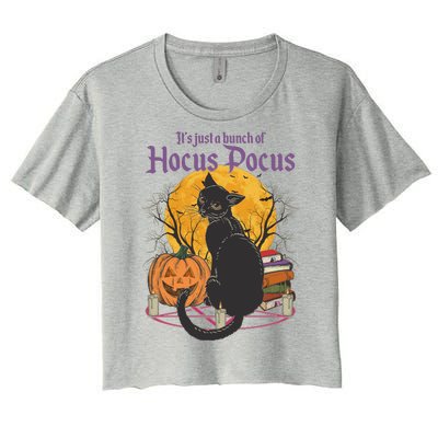 Halloween It's Just A Bunch Of Hocus Pocus Women's Crop Top Tee